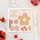 Trendy Boho Daisies Servet (Insitu)