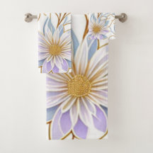 Trendy Boho Design, Modern, Chic, Bloemen, Bladere