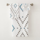 trendy boho design, modern, chic, minimalistisch bad handdoek (Insitu)