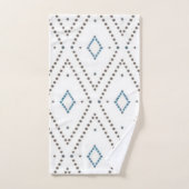 trendy boho design, modern, chic, minimalistisch bad handdoek (Handdoek)