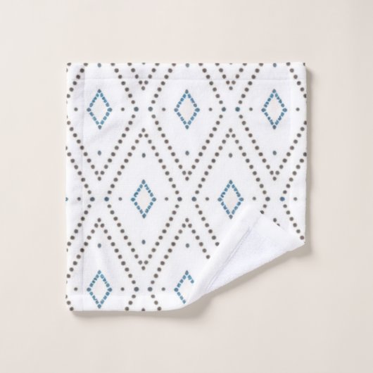 trendy boho design, modern, chic, minimalistisch bad handdoek (Wasdoekje)