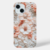 Trendy Boho Haakpastel Bloemen Patroon Case-Mate iPhone Case (Achterkant)