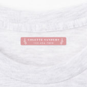 Trendy Boho Iron op naam Labels (Aangebracht)