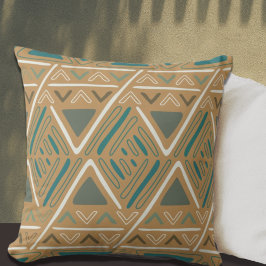 Trendy Boho Mud Cloth Pattern Mustard Kussen