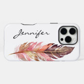 Trendy Boho Native Amerikaanse iPhone Hoesje (Achterkant horizontaal)