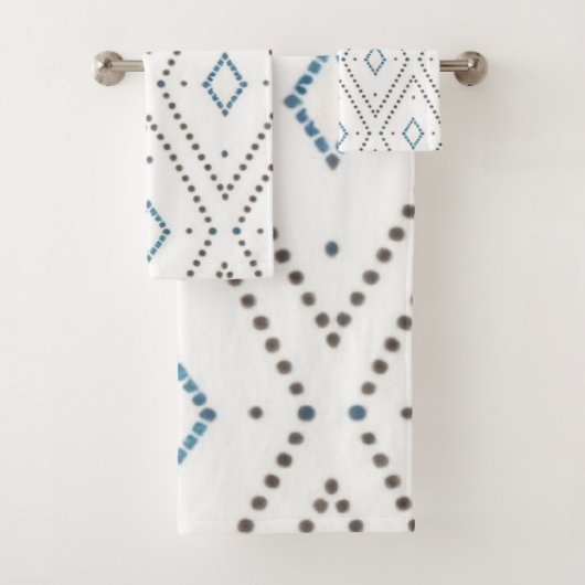 trendy boho ontwerp, modern, chic, minimalistisch bad handdoek (Insitu)
