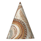 Trendy Boho Pattern Paper Party Pet Feesthoedjes (Voorkant)
