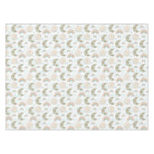Trendy Boho Rainbow Floral Moon Sun Baby shower Tafelkleed (Voorkant (Horizontaal))