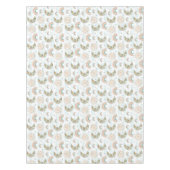 Trendy Boho Rainbow Floral Moon Sun Baby shower Tafelkleed (Voorkant)
