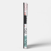 Trendy Boho Roze Groene Olifant Stoere Hoesje iPho (Achterkant / Rechts)