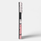 Trendy Boho Roze Leeuw Modern Stoer Hoesje (Achterkant / Rechts)