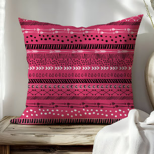 Trendy Boho Roze Pijlen Kussen