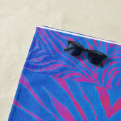 Trendy Boho Tiger Stripe Handdoek (In situ)