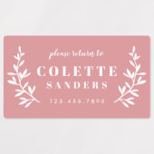 Trendy Boho Trio Waterdichte Naam Labels (Design 1)