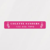 Trendy Boho Waterproof Name Labels (Design 1)