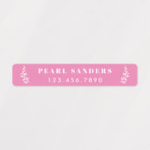 Trendy Boho Waterproof Name Labels (Design 2)