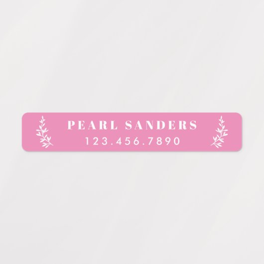 Trendy Boho Waterproof Name Labels (Design 2)