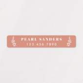 Trendy Boho Waterproof Name Labels (Design 2)