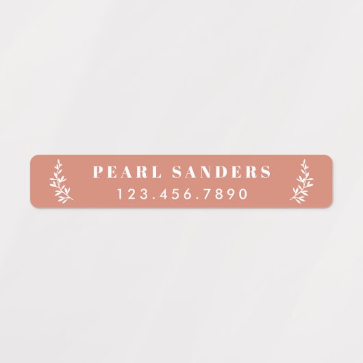 Trendy Boho Waterproof Name Labels (Design 2)