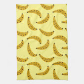 Trendy Bold Banana Patten Yellow Theedoek (Verticaal)