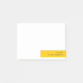 Trendy Bold Mustard Yellow Minimum Simple Post-it® Notes (Voorkant)