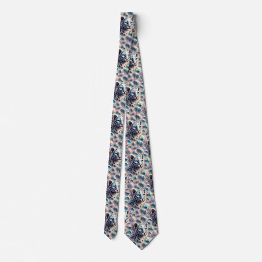 Trendy & Bold | Opal Luipaardprint Das (Achterkant)