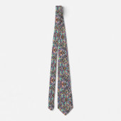 Trendy & Bold | Opal Luipaardprint Halsebandje Stropdas (Achterkant)