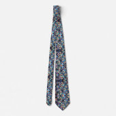 Trendy & Bold | Opal Luipaardprint Halseindekker Stropdas (Achterkant)
