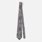 Trendy & Bold | Opal Luipaardprint Herenstrik Stropdas (Voorkant)