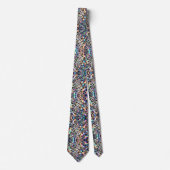 Trendy & Bold | Opal Luipaardprint Herenzijden Das (Voorkant)