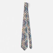 Trendy & Bold | Opal Luipaardprint Herenzijden Das (Voorkant)