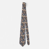 Trendy & Bold | Opal Luipaardprint Herenzijden Das (Voorkant)