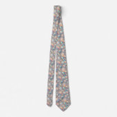 Trendy & Bold | Opal Luipaardprint Herenzijden Das (Achterkant)