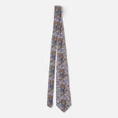Trendy & Bold | Opal Luipaardprint Herenzijden Das (Achterkant)