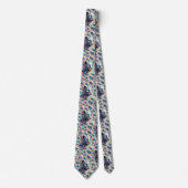 Trendy & Bold | Opal Luipaardprint Herenzijden Kra Stropdas (Voorkant)