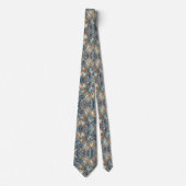 Trendy & Bold | Opal Luipaardprint Herenzijden Kra Stropdas (Voorkant)
