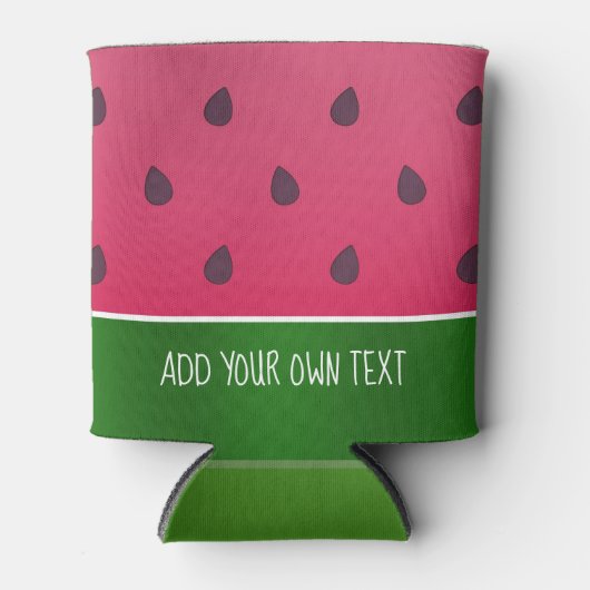 Trendy Bold Watermelon Graphic Blikjeskoeler (Voorkant)