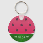 Trendy Bold Watermelon Graphic Sleutelhanger (Voorkant)