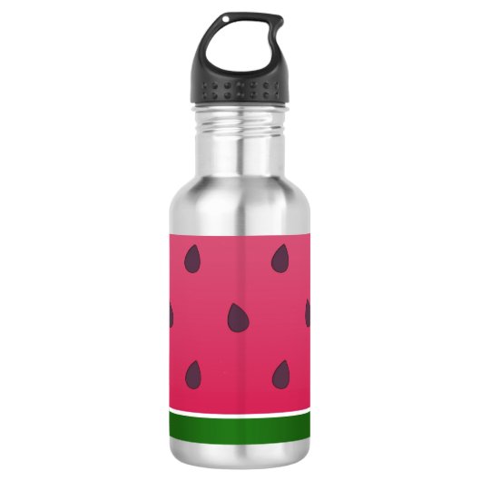 Trendy Bold Watermelon Graphic Waterfles (Voorkant)