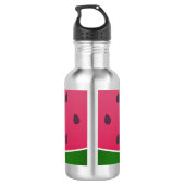 Trendy Bold Watermelon Graphic Waterfles (Achterkant)