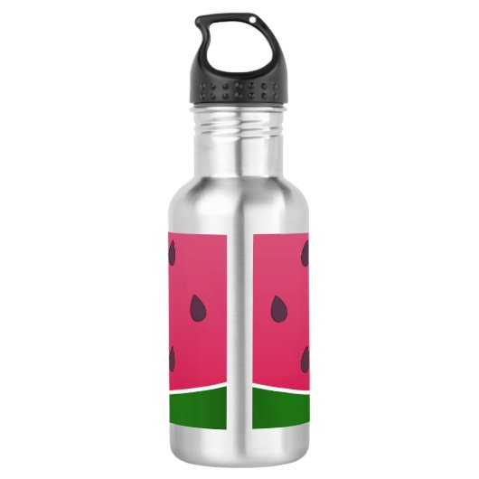 Trendy Bold Watermelon Graphic Waterfles (Achterkant)