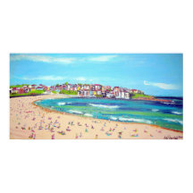 Trendy Bondi - Abstract, strandwandschilderij