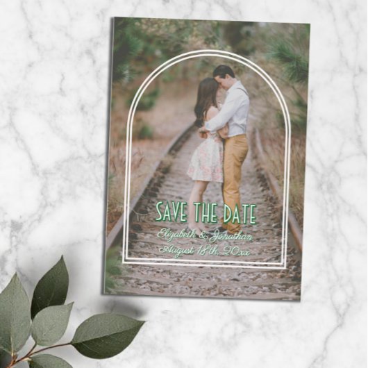 Trendy Boog Huwelijk Bewaar De Datum Save The Date