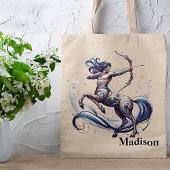 Trendy Boogschutter Waterverf Zodiac Design Tote Bag
