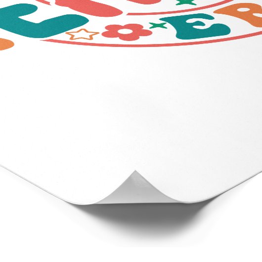 Trendy Book Lover "In My Reading Era" Sticker Poster (Hoek)