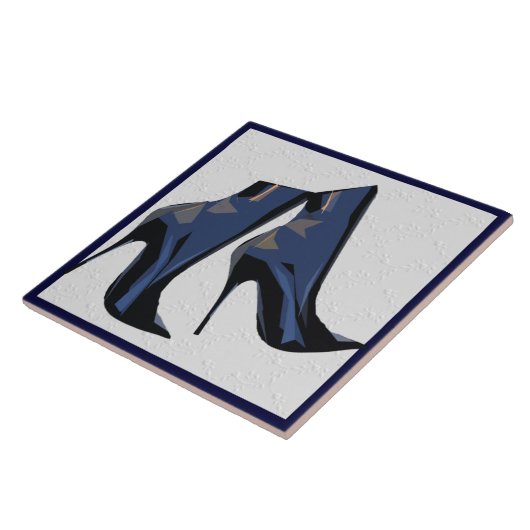 Trendy Boot Art Tegeltje (Zijkant)