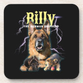 Trendy Bootleg Gepersonaliseerde Hond Foto 90s Bier Onderzetter (Voorkant)