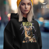 Trendy Bootleg Gepersonaliseerde Hond Foto 90s Hoodie