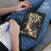 Trendy Bootleg Gepersonaliseerde Hond Foto 90s Notitieboek