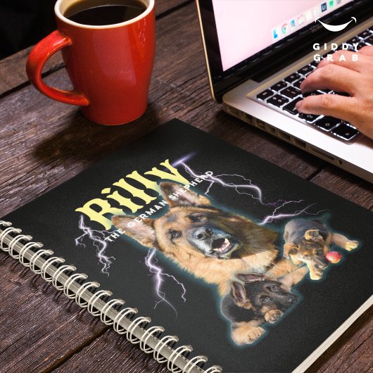 Trendy Bootleg Gepersonaliseerde Hond Foto 90s Planner